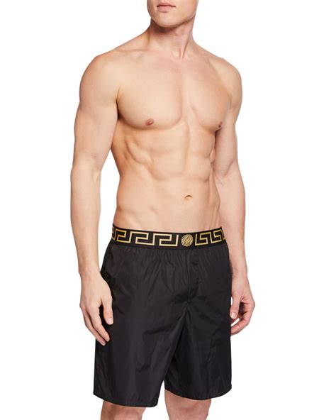 versace men swim|designer men's swim trunks.